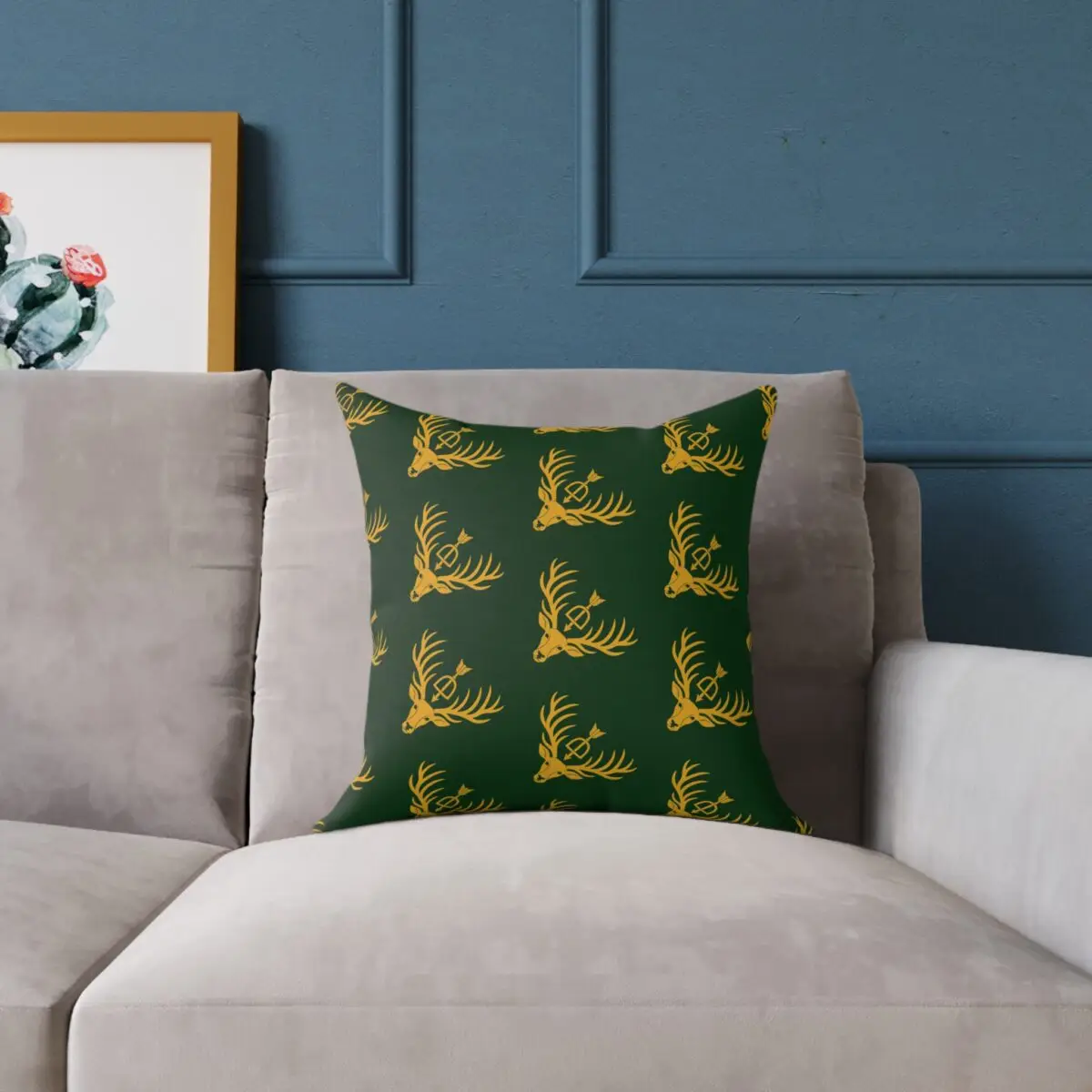 New Forest Flag  - Pattern Square Cushion